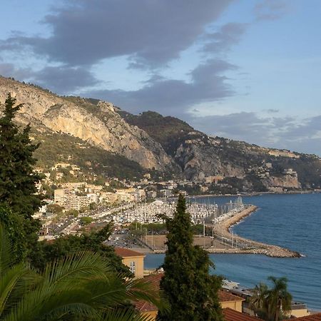 Villa L'Ensoleillee Vue Panoramique Mer, 250 M De La Plage Et Du Centre Ville 芒通 外观 照片